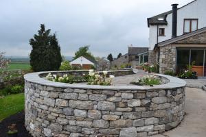 Handcrafted Limestone Wall