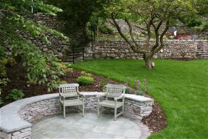 Chapel Style, Langdale, Lake District; the romantic lower seating area