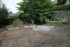 Chapel Style, Langdale, Lake District; the upper garden mid the landscaping