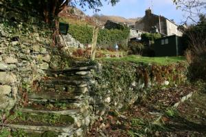 Chapel Style, Langdale, Lake District; some stone steps mid way through the work