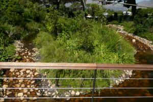 Water feature below draw bridge in South Africa